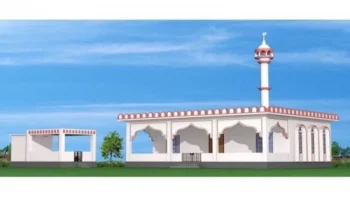 بناء جامع في الهند مساحة 300 متر