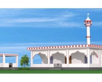 بناء جامع في الهند مساحة 300 متر