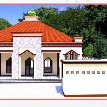 بناء مسجد في اندونيسيا مساحة 81 متر