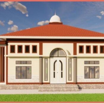 بناء جامع في اندونيسيا مساحة 150 متر