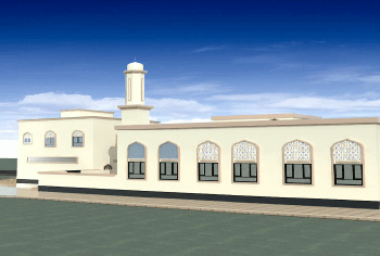 بناء جامع في الهند مساحة 600 متر