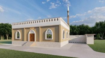 بناء مسجد في الهند مساحة 150 متر