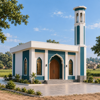 بناء مسجد في باكستان مساحة 49 متر