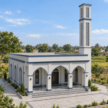 بناء مسجد في باكستان مساحة 81 متر