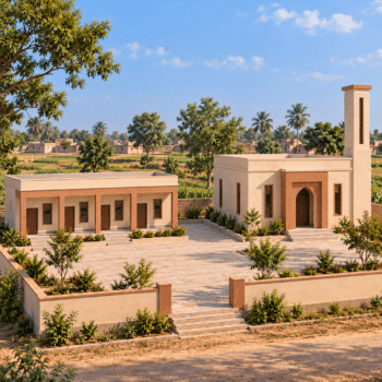 مركز إسلامي في باكستان بمساحة 161 م²
