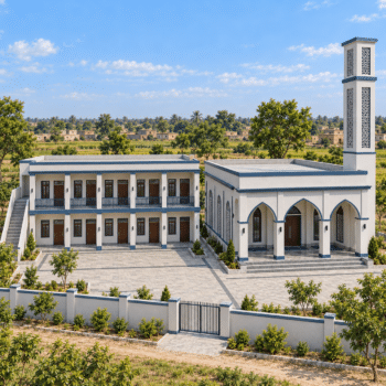 مركز إسلامي في باكستان بمساحة 350 م²