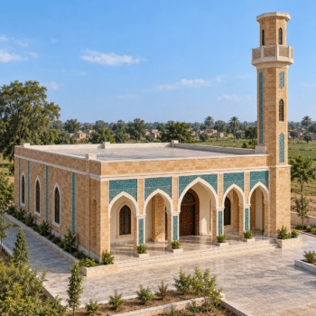 بناء جامع في الهند مساحة 200 متر