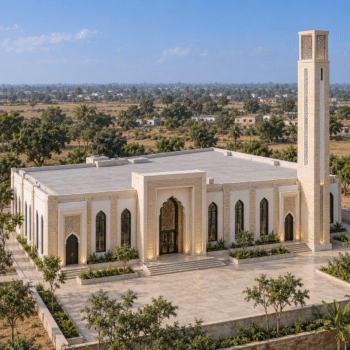 بناء جامع في الهند مساحة 600 متر